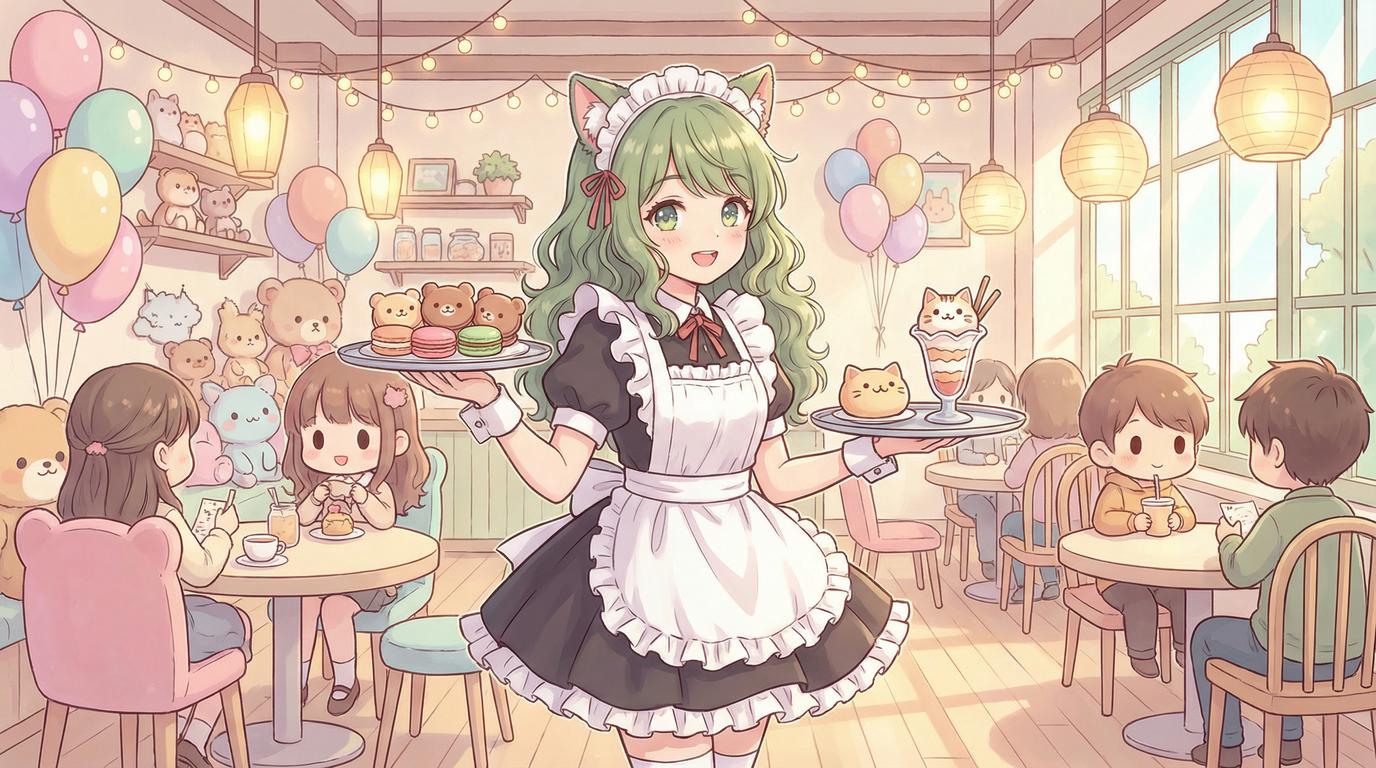 香蕉视频猫咖女仆cosplay视频